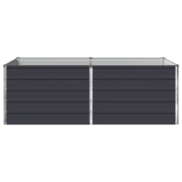 vidaXL Vyvýšený záhon Antracitová 160 x 80 x 55 cm – Obrázok 3