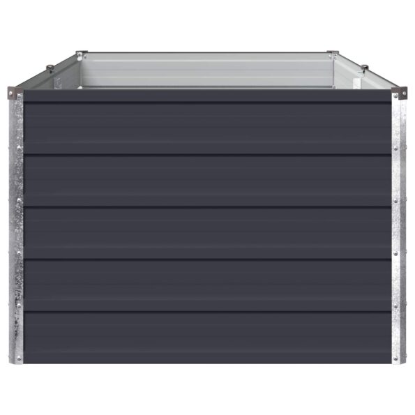 vidaXL Vyvýšený záhon Antracitová 160 x 80 x 55 cm – Obrázok 4