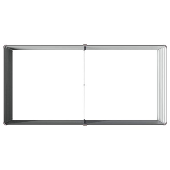 vidaXL Vyvýšený záhon Antracitová 160 x 80 x 55 cm – Obrázok 5