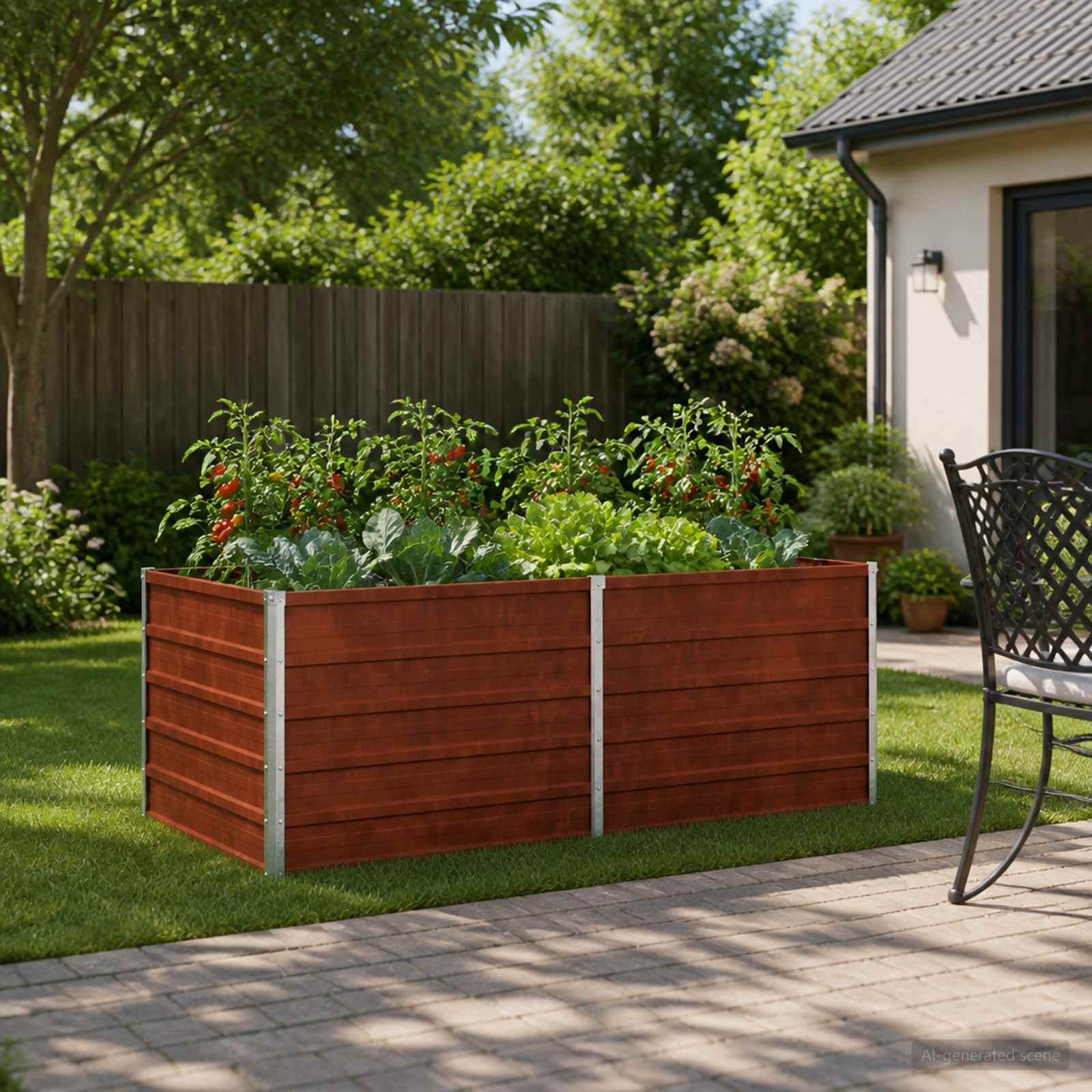 8006402_1.jpg vidaXL Vyvýšený záhon Hrdzavý 160 x 80 x 55 cm corton – Obrázok 1