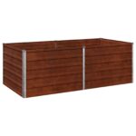 vidaXL Vyvýšený záhon Hrdzavý 160 x 80 x 55 cm corton – Obrázok 2