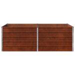 vidaXL Vyvýšený záhon Hrdzavý 160 x 80 x 55 cm corton – Obrázok 4