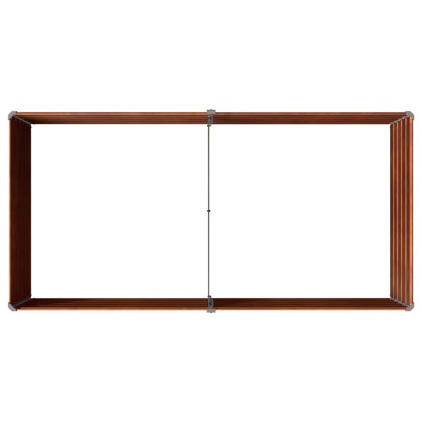 vidaXL Vyvýšený záhon Hrdzavý 160 x 80 x 55 cm corton – Obrázok 6