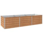 vidaXL Vyvýšený záhon Drevo hnedé 240 x 80 x 55 cm – Obrázok 2