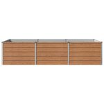 vidaXL Vyvýšený záhon Drevo hnedé 240 x 80 x 55 cm – Obrázok 3