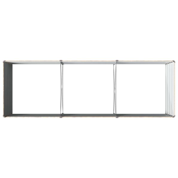 vidaXL Vyvýšený záhon Drevo hnedé 240 x 80 x 55 cm – Obrázok 5