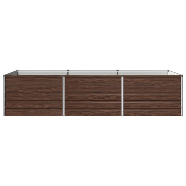 vidaXL Vyvýšený záhon Čierna 240 x 80 x 55 cm studené valcovaná oceľ – Obrázok 3