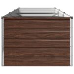 vidaXL Vyvýšený záhon Čierna 240 x 80 x 55 cm studené valcovaná oceľ – Obrázok 4