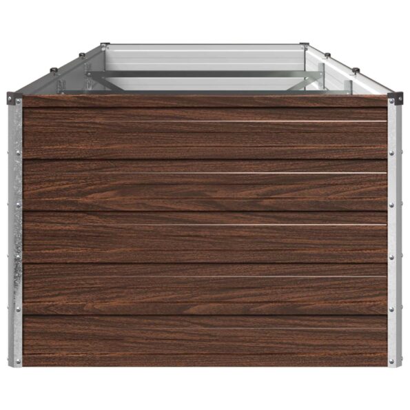 vidaXL Vyvýšený záhon Čierna 240 x 80 x 55 cm studené valcovaná oceľ – Obrázok 4