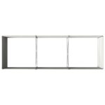 vidaXL Vyvýšený záhon Čierna 240 x 80 x 55 cm studené valcovaná oceľ – Obrázok 5