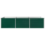 vidaXL Vyvýšený záhon Zelená 240 x 80 x 55 cm studené valcované oceľ – Obrázok 3