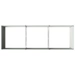 vidaXL Vyvýšený záhon Zelená 240 x 80 x 55 cm studené valcované oceľ – Obrázok 5