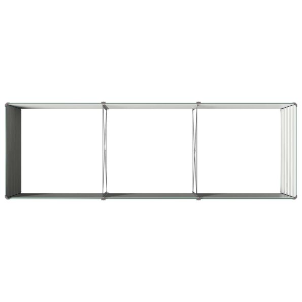 vidaXL Vyvýšený záhon Zelená 240 x 80 x 55 cm studené valcované oceľ – Obrázok 5