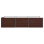 vidaXL Vyvýšený záhon Hnedá 240 x 80 x 55 cm studené valcovaná oceľ – Obrázok 3