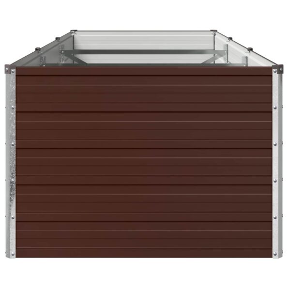 vidaXL Vyvýšený záhon Hnedá 240 x 80 x 55 cm studené valcovaná oceľ – Obrázok 4