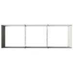 vidaXL Vyvýšený záhon Hnedá 240 x 80 x 55 cm studené valcovaná oceľ – Obrázok 5