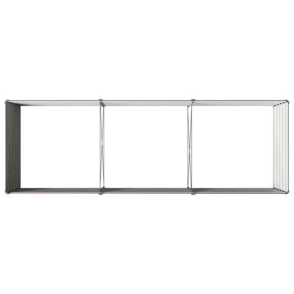 vidaXL Vyvýšený záhon Hnedá 240 x 80 x 55 cm studené valcovaná oceľ – Obrázok 5