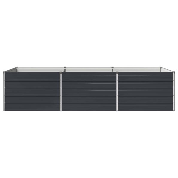 vidaXL Vyvýšený záhon Antracitová 240 x 80 x 55 cm – Obrázok 3