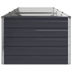 vidaXL Vyvýšený záhon Antracitová 240 x 80 x 55 cm – Obrázok 4