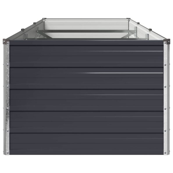 vidaXL Vyvýšený záhon Antracitová 240 x 80 x 55 cm – Obrázok 4