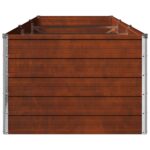 vidaXL Vyvýšený záhon Hrdzavý 240 x 80 x 55 cm corton – Obrázok 5