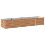 vidaXL Vyvýšený záhon Drevo hnedé 320 x 80 x 55 cm – Obrázok 2
