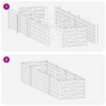 vidaXL Vyvýšený záhon Drevo hnedé 320 x 80 x 55 cm – Obrázok 8