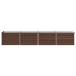 vidaXL Vyvýšený záhon Čierna 320 x 80 x 55 cm studené valcovaná oceľ – Obrázok 3