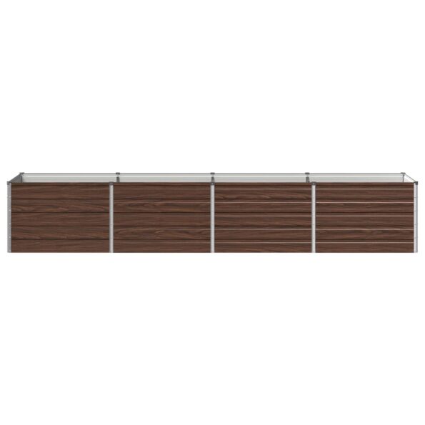 vidaXL Vyvýšený záhon Čierna 320 x 80 x 55 cm studené valcovaná oceľ – Obrázok 3
