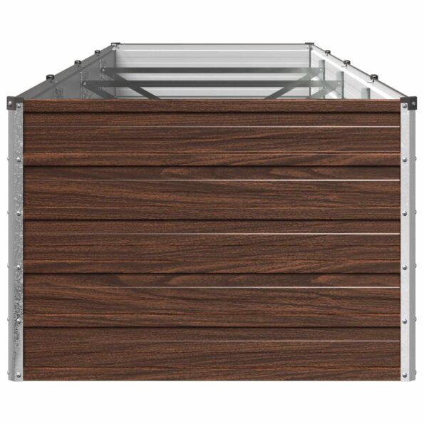 vidaXL Vyvýšený záhon Čierna 320 x 80 x 55 cm studené valcovaná oceľ – Obrázok 4