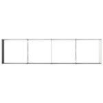 vidaXL Vyvýšený záhon Čierna 320 x 80 x 55 cm studené valcovaná oceľ – Obrázok 5