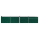 vidaXL Vyvýšený záhon Zelená 320 x 80 x 55 cm studené valcované oceľ – Obrázok 3