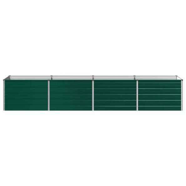 vidaXL Vyvýšený záhon Zelená 320 x 80 x 55 cm studené valcované oceľ – Obrázok 3