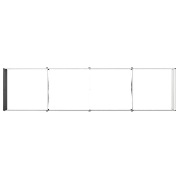 vidaXL Vyvýšený záhon Antracitová 320 x 80 x 55 cm – Obrázok 5