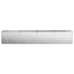 vidaXL Vyvýšený záhon Strieborná 320 x 80 x 55 cm pozinkované – Obrázok 3