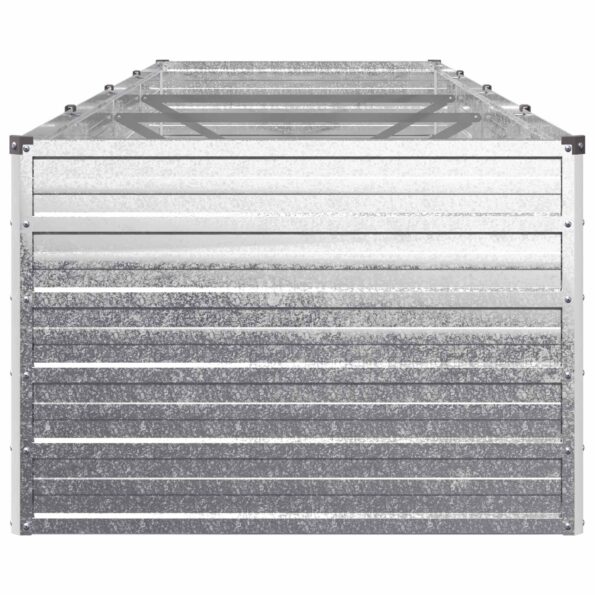 vidaXL Vyvýšený záhon Strieborná 320 x 80 x 55 cm pozinkované – Obrázok 4