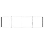 vidaXL Vyvýšený záhon Strieborná 320 x 80 x 55 cm pozinkované – Obrázok 5