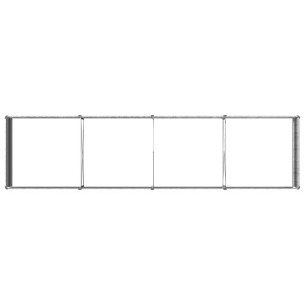 vidaXL Vyvýšený záhon Strieborná 320 x 80 x 55 cm pozinkované – Obrázok 5