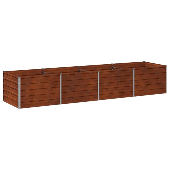 vidaXL Vyvýšený záhon Hrdzavý 320 x 80 x 55 cm corton – Obrázok 2