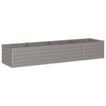 vidaXL Vyvýšený záhon Hrdzavý 320 x 80 x 55 cm corton – Obrázok 3