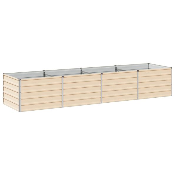 vidaXL Vyvýšený záhon Slonovinová 320 x 80 x 55 cm – Obrázok 2