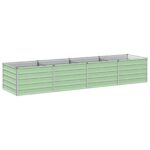 vidaXL Vyvýšený záhon Pastelovo zelená 320 x 80 x 55 cm – Obrázok 2