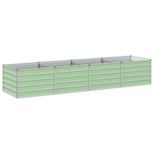 vidaXL Vyvýšený záhon Pastelovo zelená 320 x 80 x 55 cm – Obrázok 2