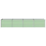 vidaXL Vyvýšený záhon Pastelovo zelená 320 x 80 x 55 cm – Obrázok 3