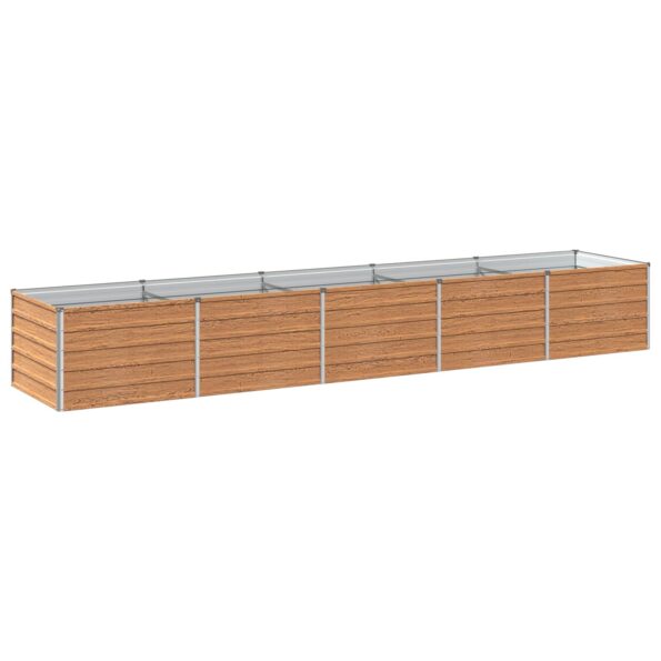 vidaXL Vyvýšený záhon Drevo hnedé 400 x 80 x 55 cm – Obrázok 2