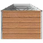 vidaXL Vyvýšený záhon Drevo hnedé 400 x 80 x 55 cm – Obrázok 4