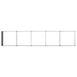 vidaXL Vyvýšený záhon Drevo hnedé 400 x 80 x 55 cm – Obrázok 5
