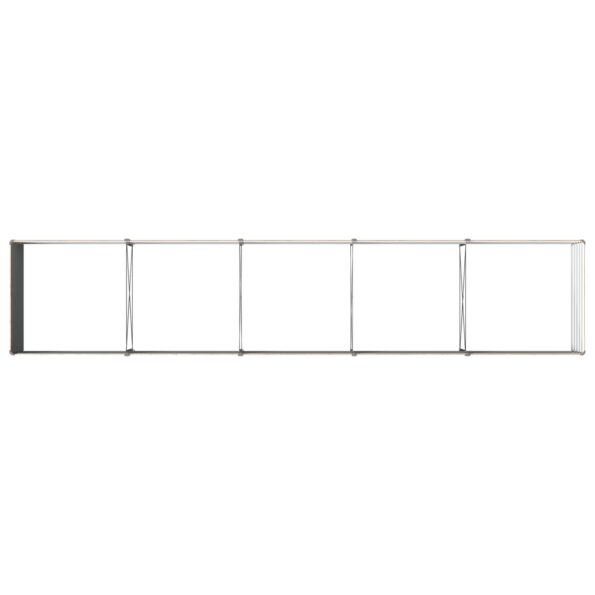 vidaXL Vyvýšený záhon Drevo hnedé 400 x 80 x 55 cm – Obrázok 5