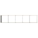 vidaXL Vyvýšený záhon Prírodná 400 x 80 x 55 cm studené valcovaná oceľ – Obrázok 5
