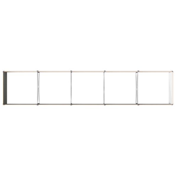 vidaXL Vyvýšený záhon Prírodná 400 x 80 x 55 cm studené valcovaná oceľ – Obrázok 5